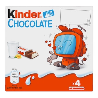 Kinder Chocolate čokoláda s mléčnou náplní