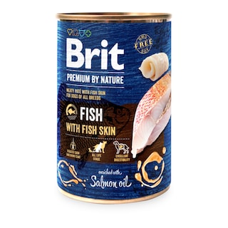 Brit Premium by Nature Konzerva s rybou s kůží