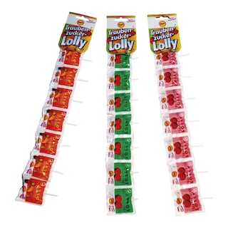 Traubenzucker Lízátka z hroznového cukru