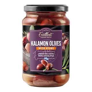 Albert Excellent Kalamata olivy s peckou
