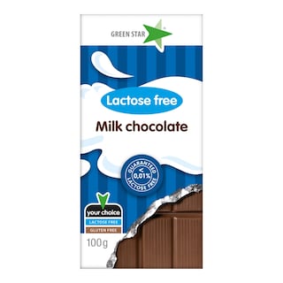 Greenstar Mléčná čokoláda bez laktózy