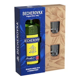 Becherovka 38% dárkové balení