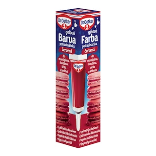 Dr. Oetker Barva gelová potravinářská červená