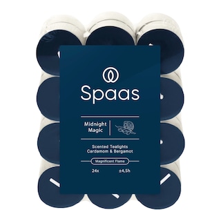 Spaas Svíčky čajové Midnight magic