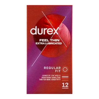 Durex Feel Thin Extra Lubricated kondomy