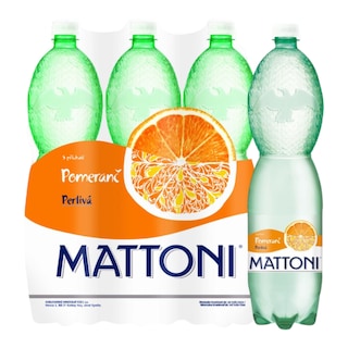 Mattoni Minerální voda perlivá pomeranč