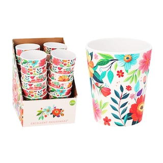 Hrnek Melamin 350 ml motiv květin
