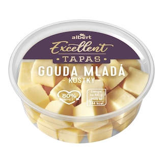 Albert Excellent Tapas Gouda mladá kostky