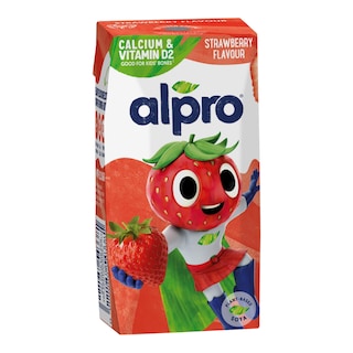 Alpro Kids Sójový nápoj s jahodovou příchutí