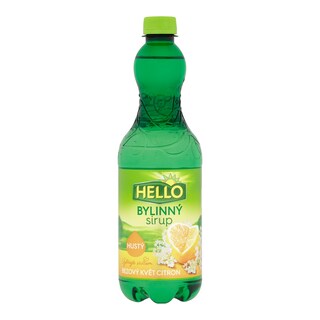 Hello Bylinný sirup bezový květ citron