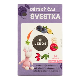 Leros Dětský čaj švestka