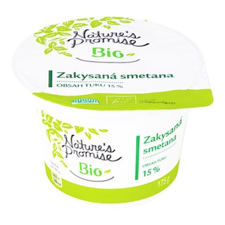 Nature's Promise Bio Smetana zakysaná 15%