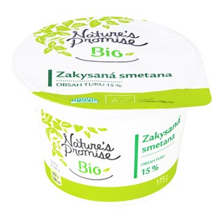 Nature's Promise Bio Smetana zakysaná 15%