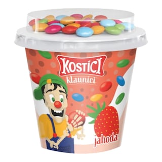 Kostíci Klauníci jogurt jahodový