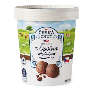 Česká Chuť Zmrzlina z Opočna čokoládová
