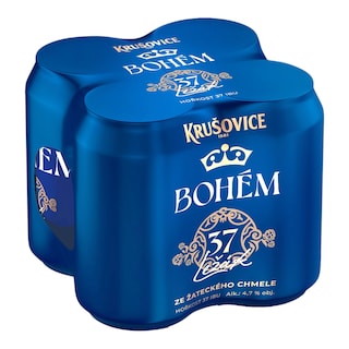 Krušovice Bohém ležák světlý multipack