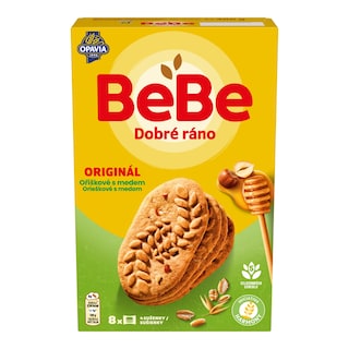 Opavia BeBe Dobré ráno oříškové s medem 8x 50g