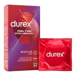 Durex Feel Thin Extra Lubricated kondomy