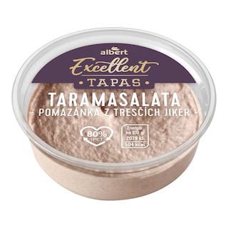 Albert Excellent Tapas Tarama treščí jikry