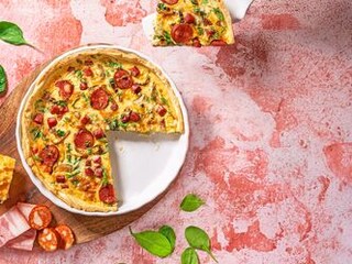 Záchranářský quiche se zbylou uzeninou