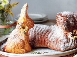 Beránek z piškotového těsta