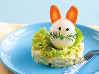 Zajíčková velikonoční vajíčková pomazánka