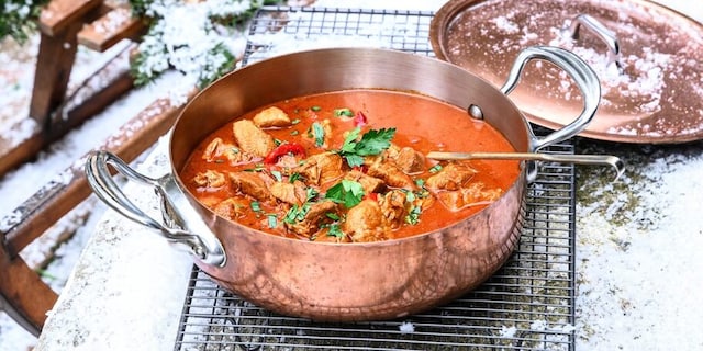 Silvestrovský vepřový guláš