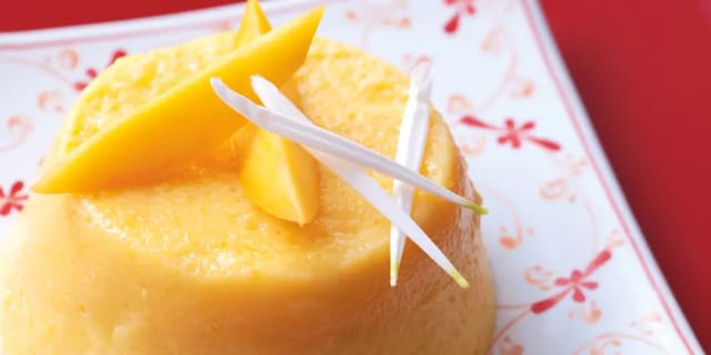 Domácí mangový puding