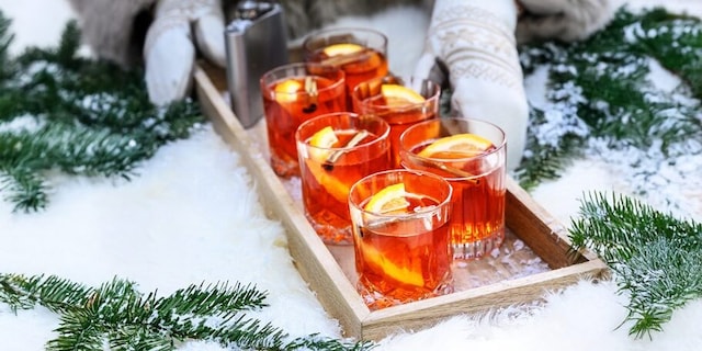 Horký Aperol drink