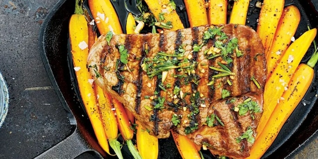 Hovězí queensland steak s pálivými bylinkami