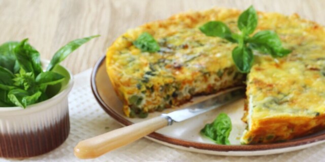 Rychlá frittata s italskou zeleninovou směsí