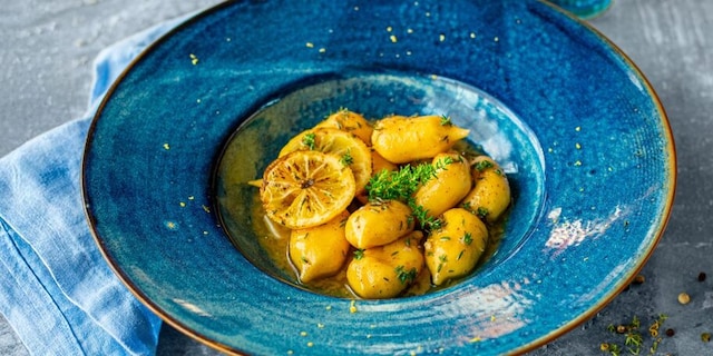 Rychlé gnocchi s citronovomáslovou omáčkou