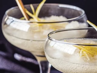 Vodka-lemon sorbet
