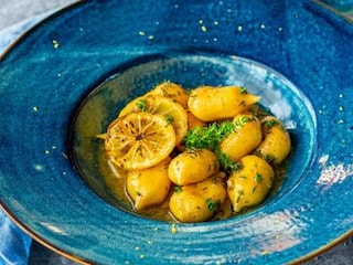 Rychlé gnocchi s citronovomáslovou omáčkou