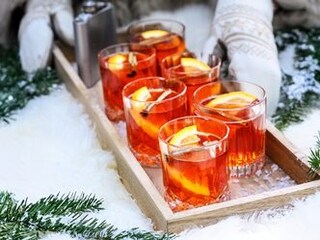 Horký Aperol drink