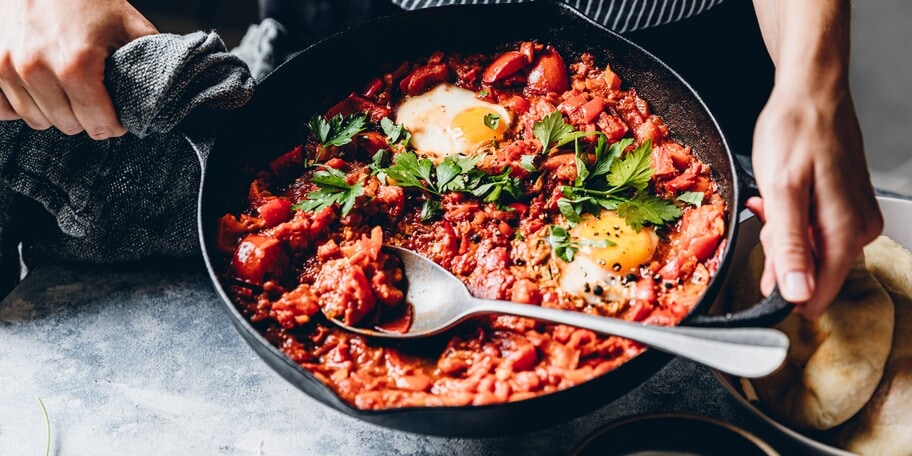 Orientální šakšuka