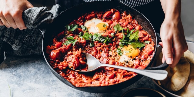 Orientální šakšuka