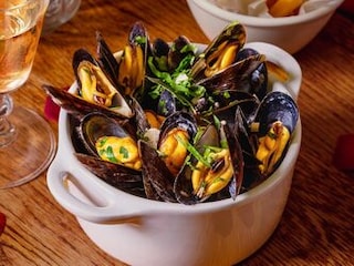 Slávky marinére na bílém víně