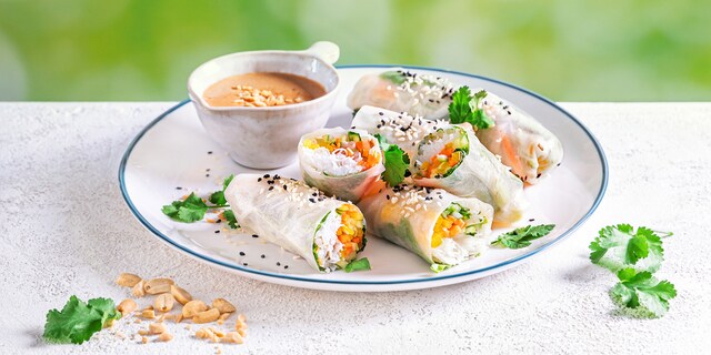 Čerstvé letní závitky