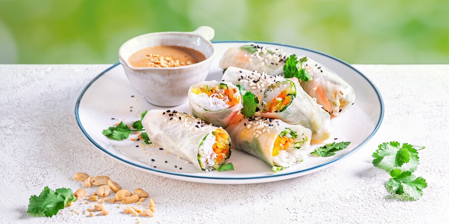 Čerstvé letní závitky