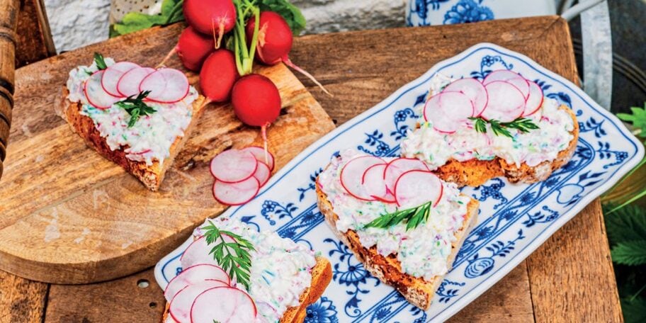 Ředkvičková pomazánka se sýrem