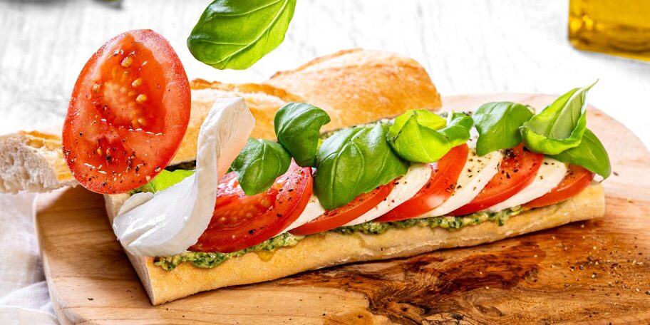 Italská BAGETA CAPRESE