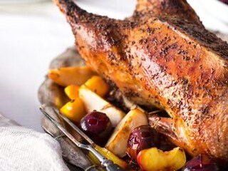 Pečená svatomartinská husa se zelím a knedlíkem