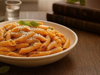 Penne alla vodka – krémová rajčatová omáčka s vodkou