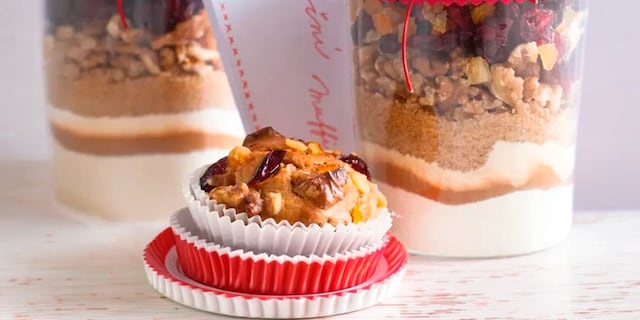 Dárková směs na vánoční muffiny