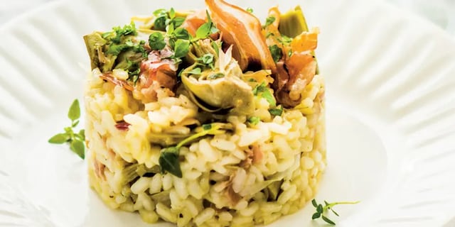 Risotto s artyčoky