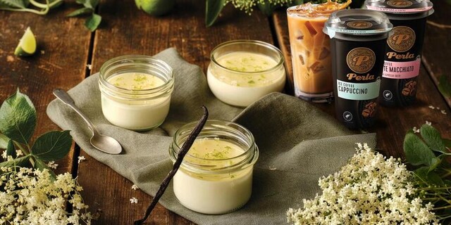 BEZINKOVÁ PANNA COTTA s limetou