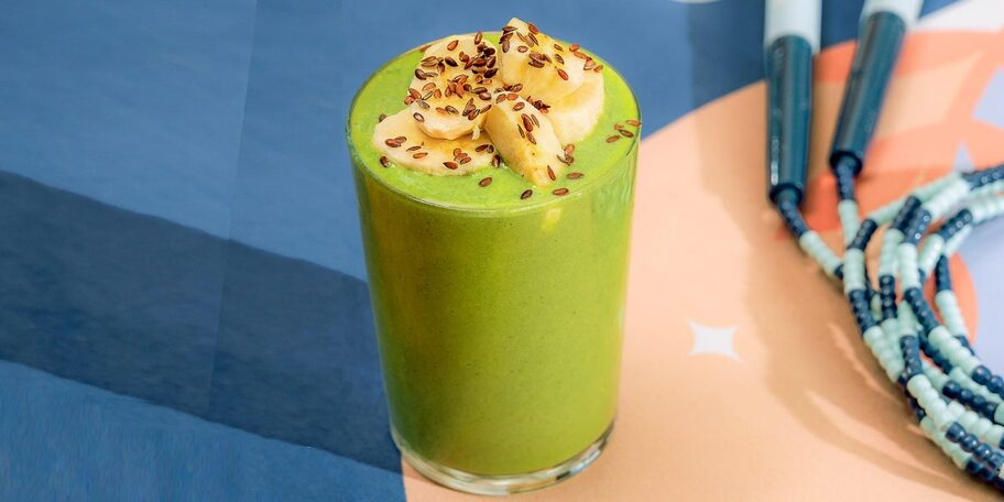 Zelené BANÁNOVÉ SMOOTHIE SE ŠPENÁTEM pro aktivní život