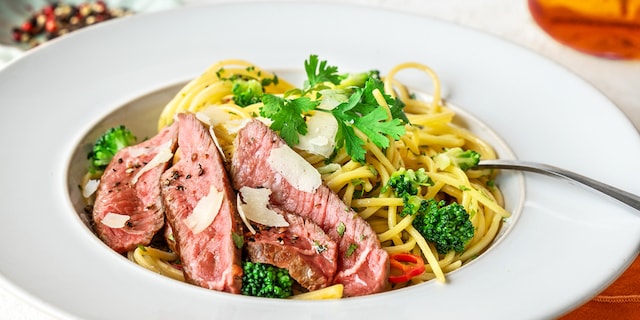 Bezlepkové špagety s Queensland steakem