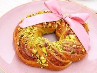 Pistáciové KYNUTÉ VĚNEČKY